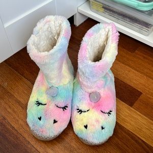 Unicorn slippers